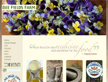 Tablet Screenshot of beefieldsfarm.com